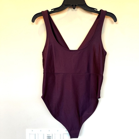 Forever 21 Plunging Plum Surplice Bodysuit - Picture 9 of 11